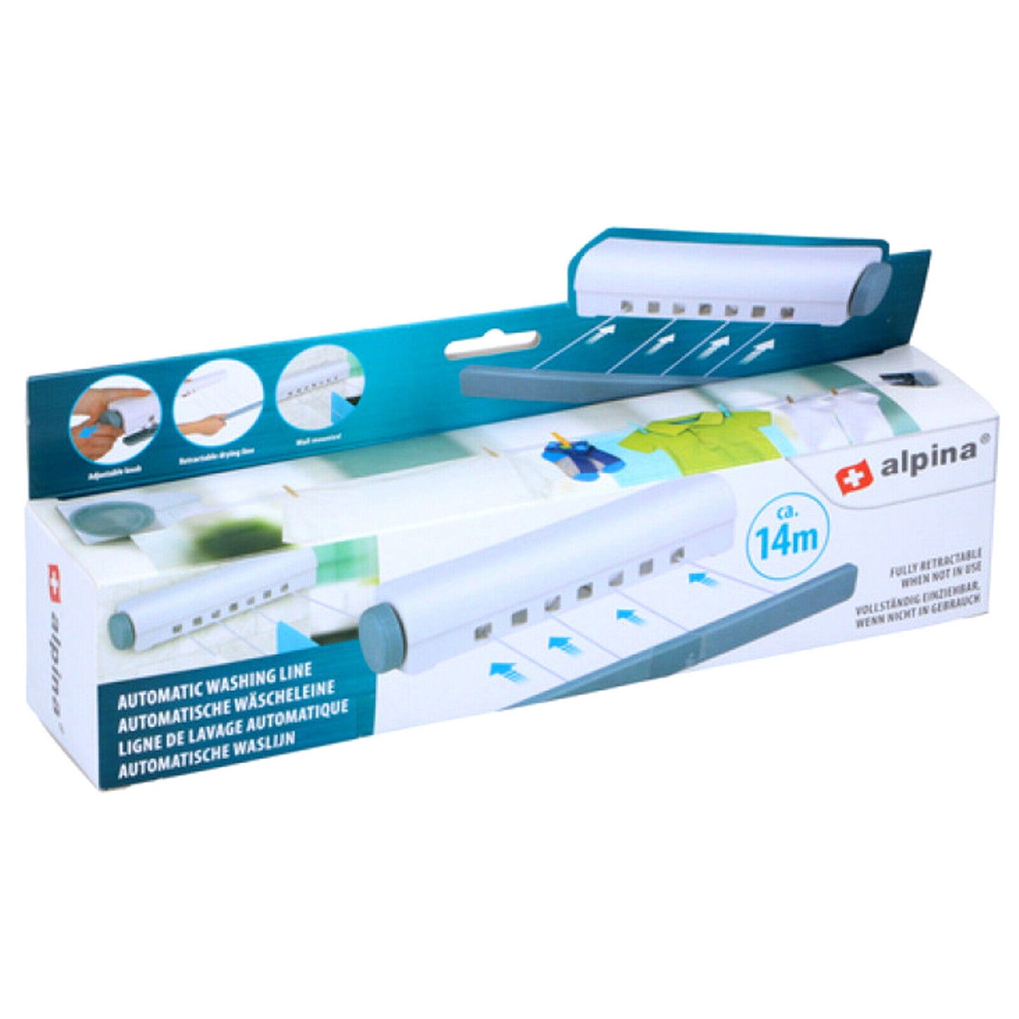 4 Retractable Washing Lines