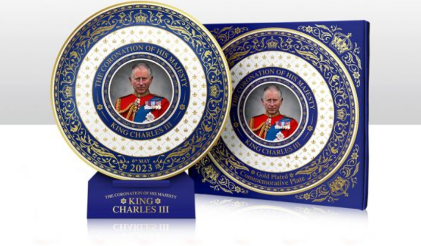King Charles III Coronation 20cm Plate