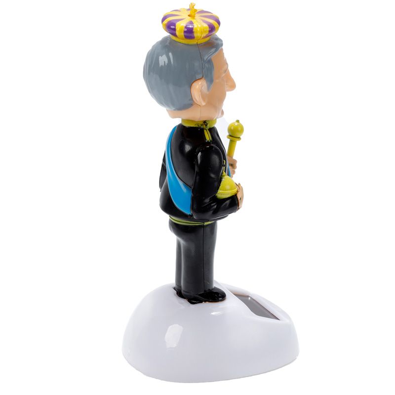King Charles III Solar Powered Toy Figure