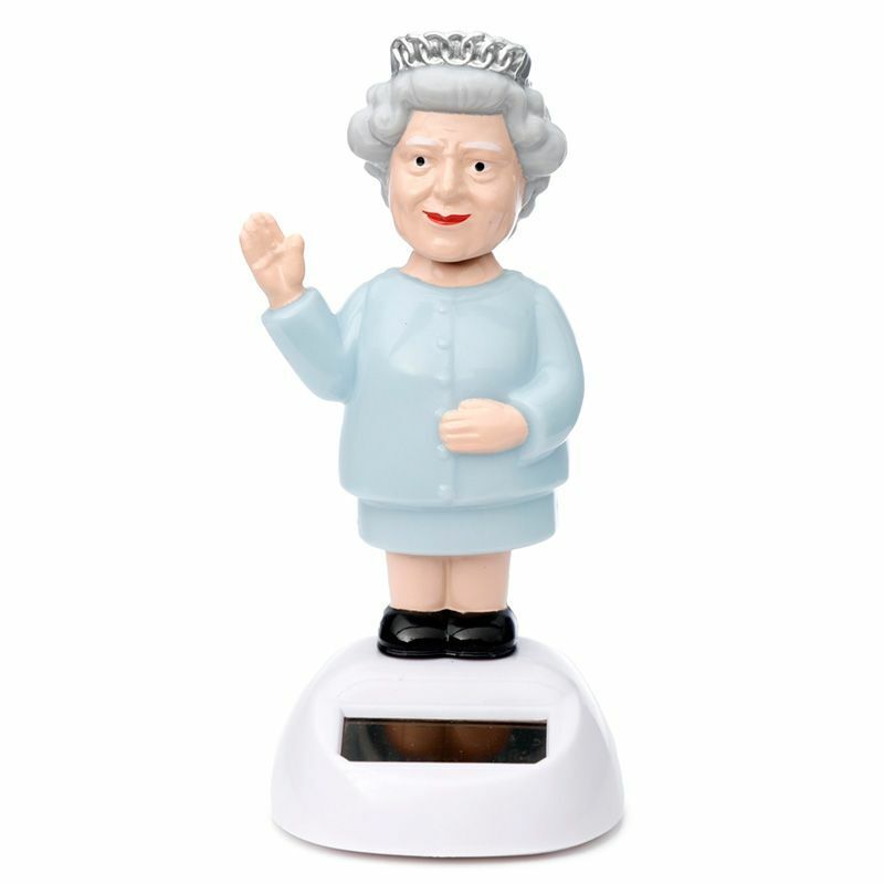 Queen Elizabeth Solar Powered Dancing Figure