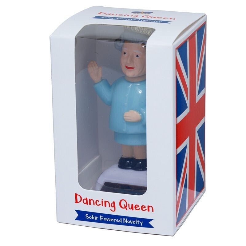 Queen Elizabeth Solar Powered Dancing Figure