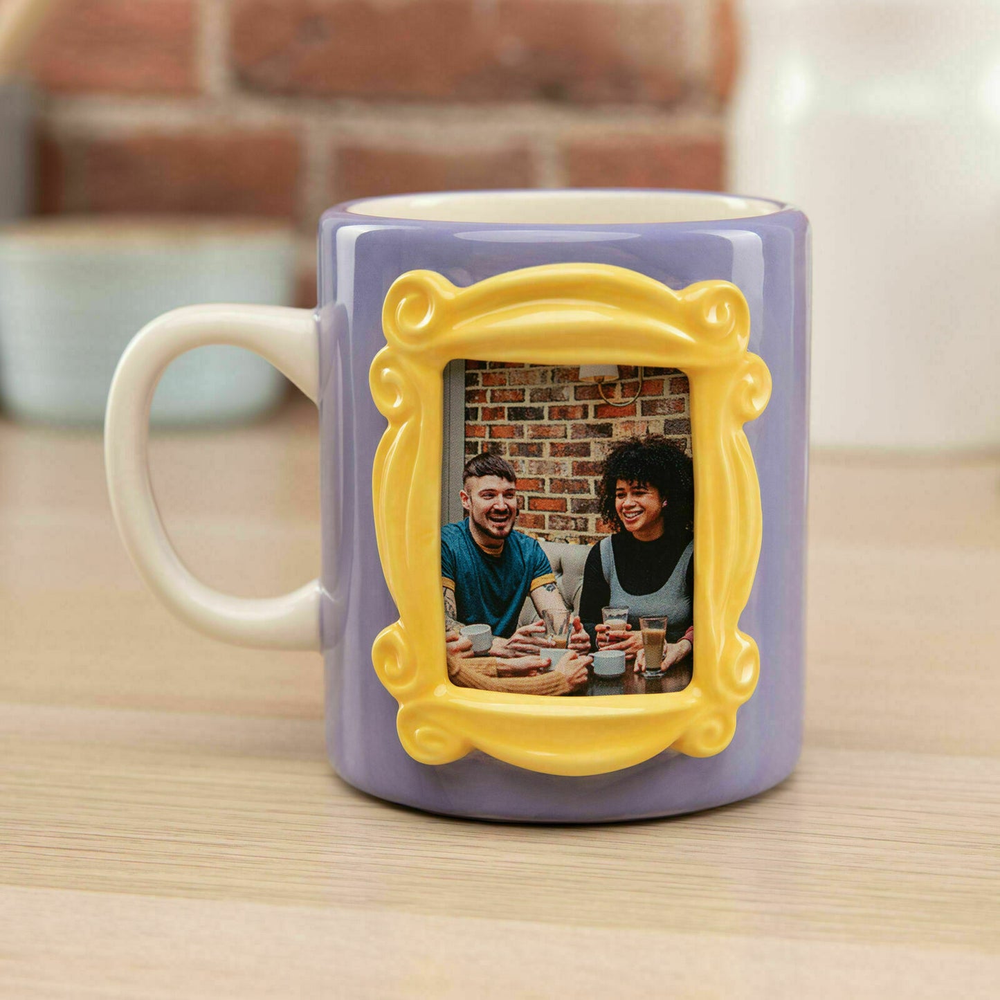 Friends Picture Frame Shaped Ceramic Mug Fun TV Sitcom Family Xmas Gift Present