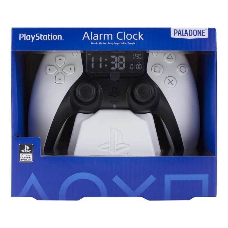 Playstation PS5 White Controller Digital Alarm Clock