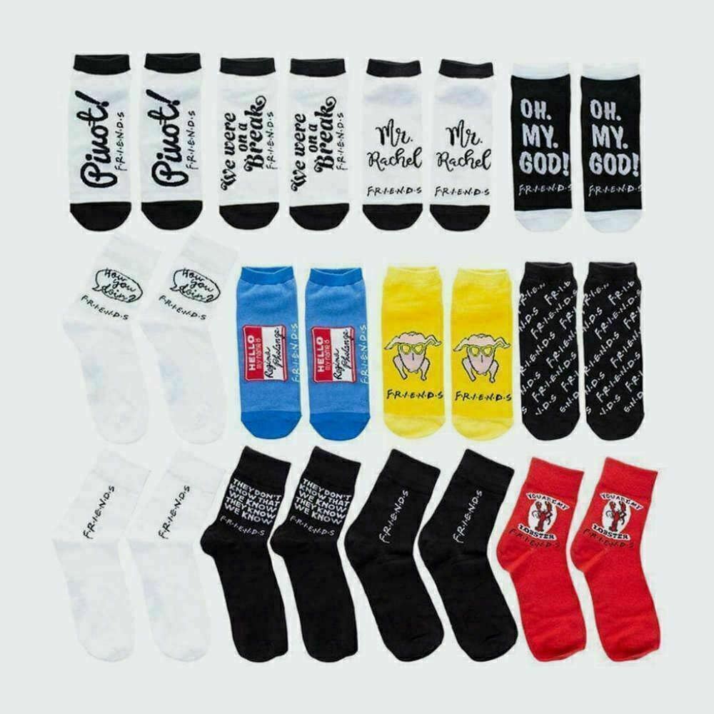 Friends TV Series 12 Days Of Socks Countdown Xmas Advent Calendar Brand New 2022