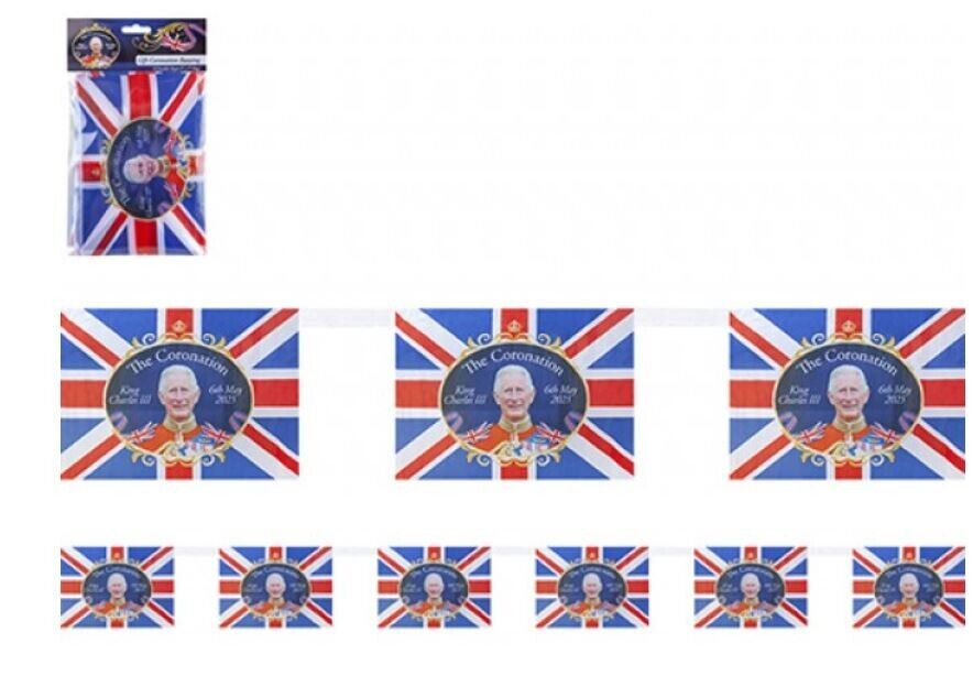 King Charles Coronation Bunting