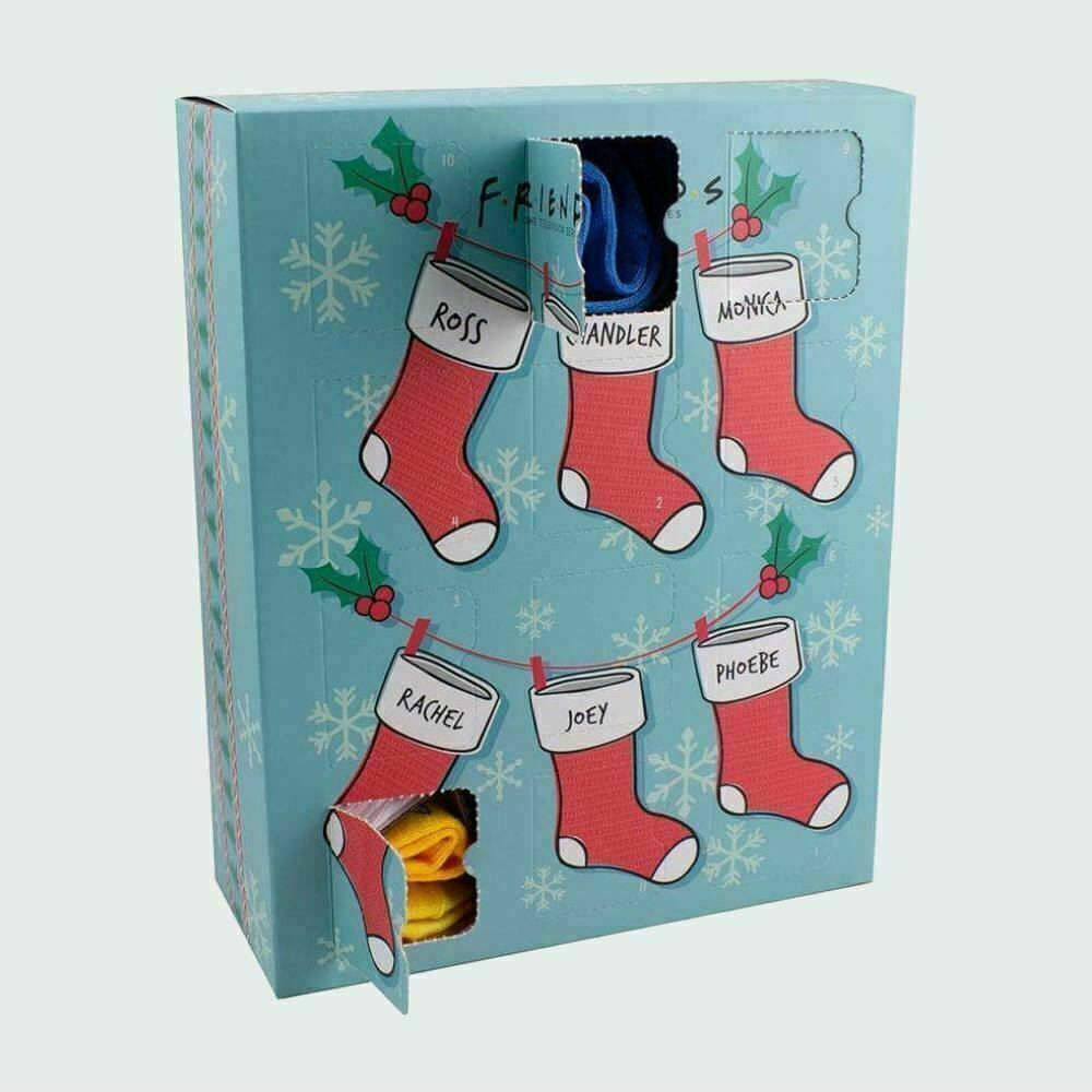 Friends TV Series 12 Days Of Socks Countdown Xmas Advent Calendar Brand New 2022