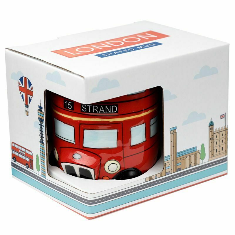 Routemaster Red London Bus Ceramic Tea Coffee Cup Novelty Gift Souvenir Boxed