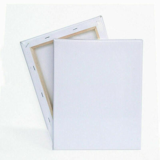 10"x8" Blank Artist Canvas Art Board Painting Stretched Framed White 100% Cotton - The Novelty Gift Shop