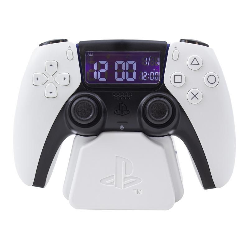 Playstation PS5 White Controller Digital Alarm Clock