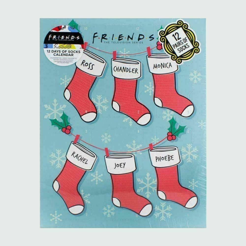 Friends TV Series 12 Days Of Socks Countdown Xmas Advent Calendar Brand New 2022