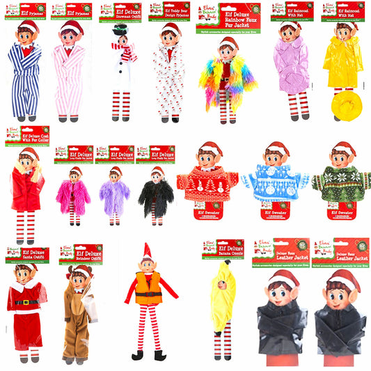 Naughty Elf Games Accessories Toy Props Xmas Advent Decoration Dolls Clothes