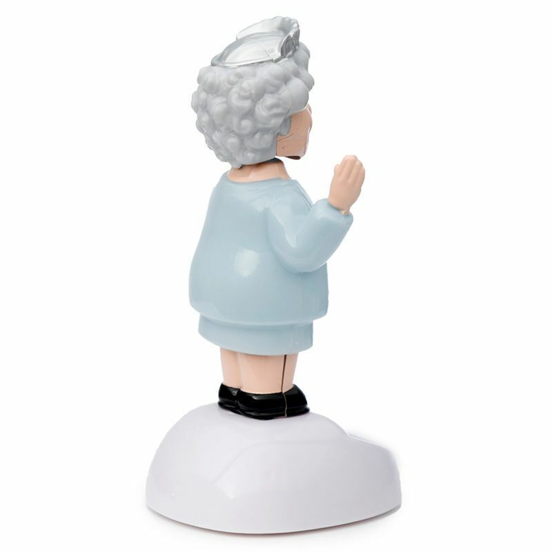 Queen Elizabeth Solar Powered Dancing Figure