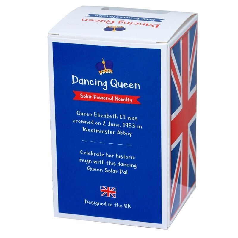 Queen Elizabeth Solar Powered Dancing Figure