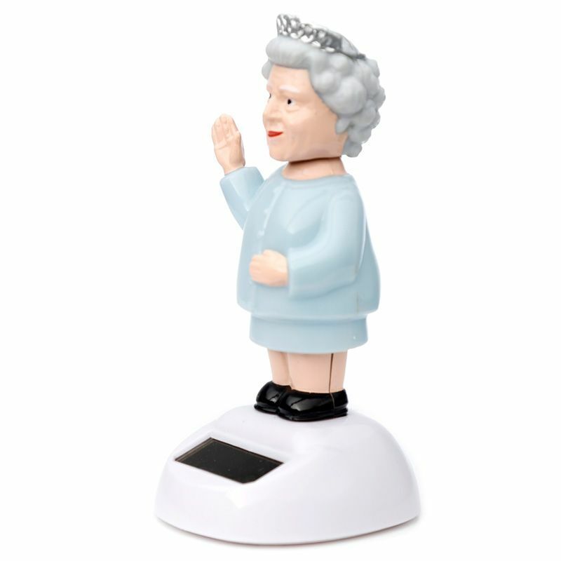 Queen Elizabeth Solar Powered Dancing Figure