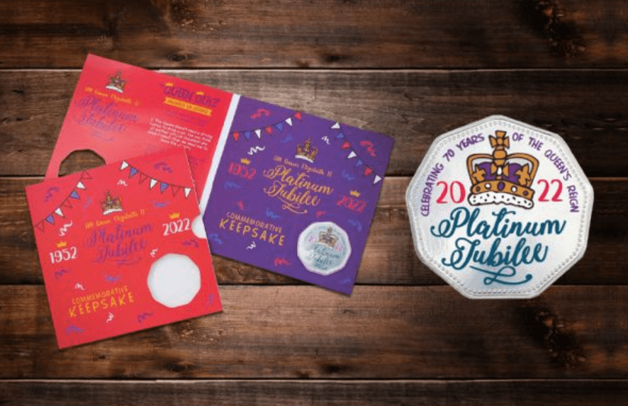 2022 Queen Elizabeth II Platinum Jubilee Commemorative Kids Coin Gift Souvenir - The Novelty Gift Shop