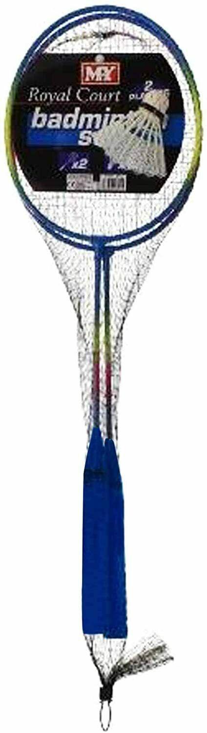 2 Player Badminton Set Rackets & Shuttlecock Outdoor Family Garden Sport Game - The Novelty Gift Shop