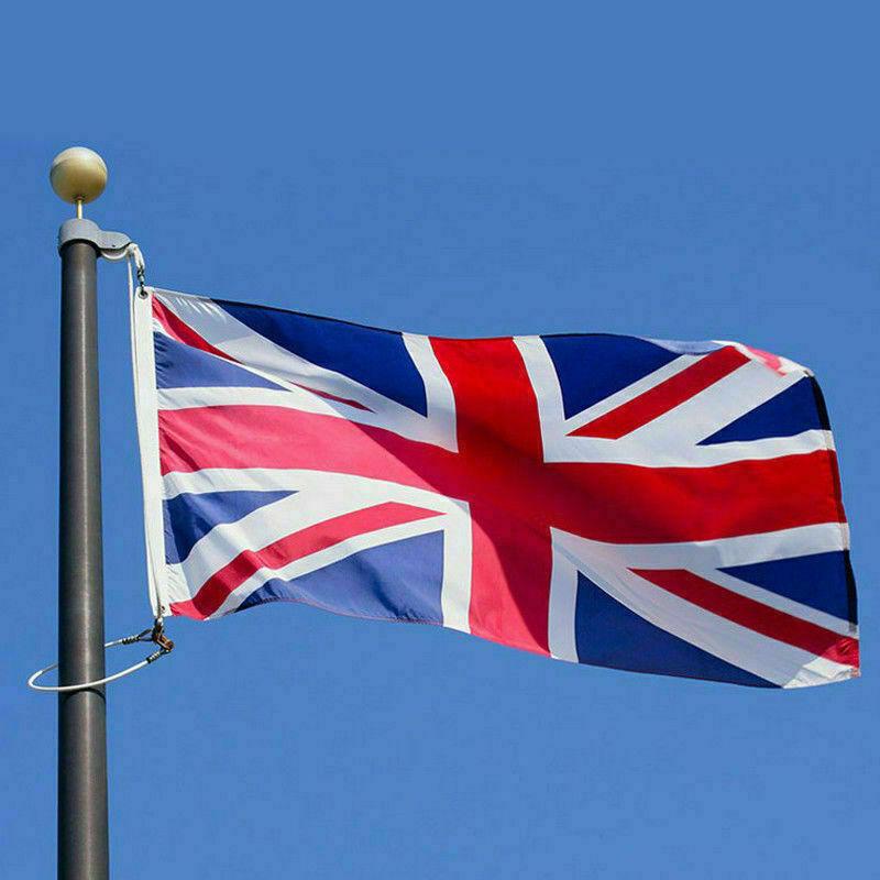 5 x 3FT Large Union Jack Flag Great Britain Fabric Polyester British GB Sport UK - The Novelty Gift Shop