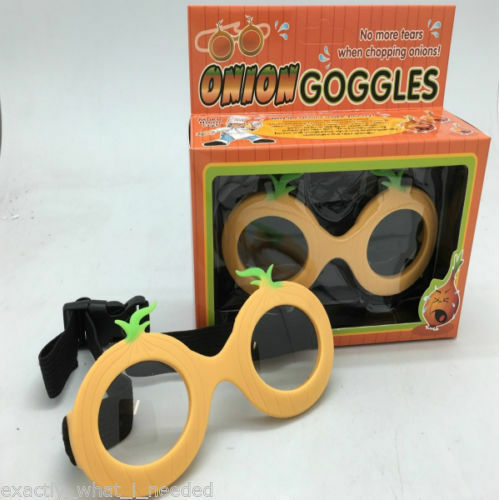 onion chopping goggles Onion Goggles Chopping Eye Protector Tears Free Glasses Novelty Fun Xm – The Novelty Gift Shop