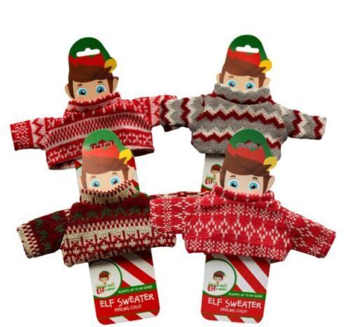 Naughty Elf Games Accessories Toy Props Xmas Advent Decoration Dolls Clothes