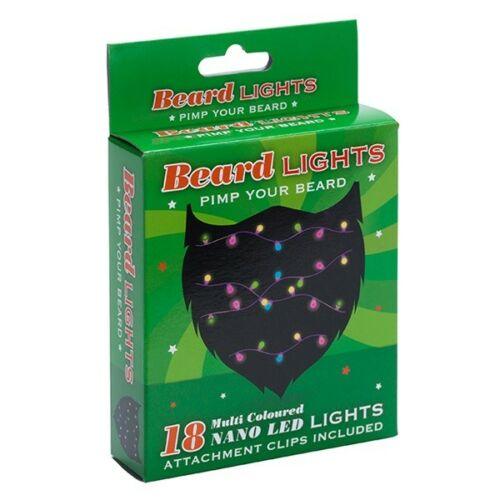 18 LED Beard Lights Fun Novelty Face Hair Festive Secret Santa Party Xmas Gift - The Novelty Gift Shop