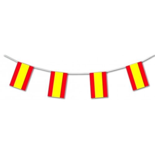 10m Spain Spanish Espana Flag Bunting Flags World Cup Football 2022 Rugby Banner