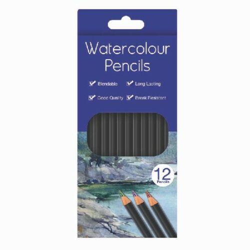 12 Watercolour Artist Pencils For Drawing Painting Sketching Art Water Colour - The Novelty Gift Shop