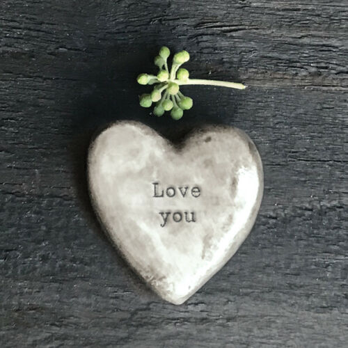 Grey Porcelain Pebble Inspirational Sentiments Gift