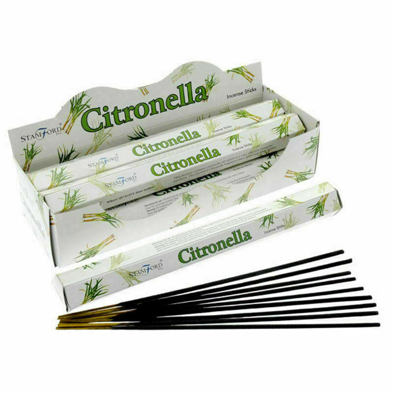 Citronella Lemon Incense Sticks Mosquito Fly Insect Repeller Fragranced Candles
