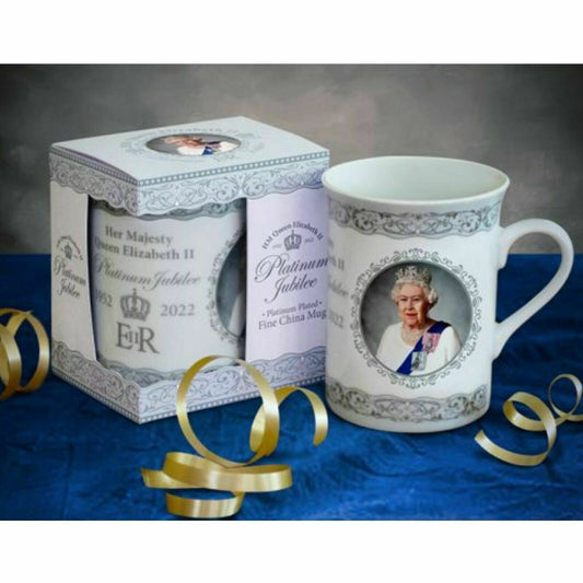 Queen Elizabeth ll 70 Platinum Jubilee Commemorative Lippy Mug Cup Gift Souvenir