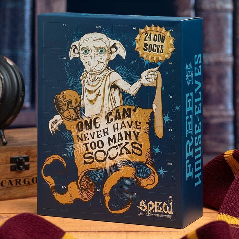 Harry Potter Dobby Advent Sock Calendar Odd Socks Present Christmas Gift 2022