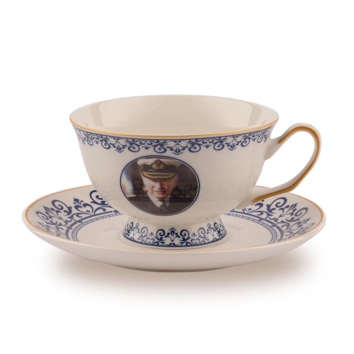 King Charles Cup & Saucer Set