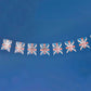Queens 70 Platinum Jubilee British Union Jack Foiled Flag Banner Bunting Flags
