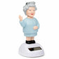 Queen Elizabeth 70th Platinum Jubilee Solar Powered Dancing Dashboard Toy Figure