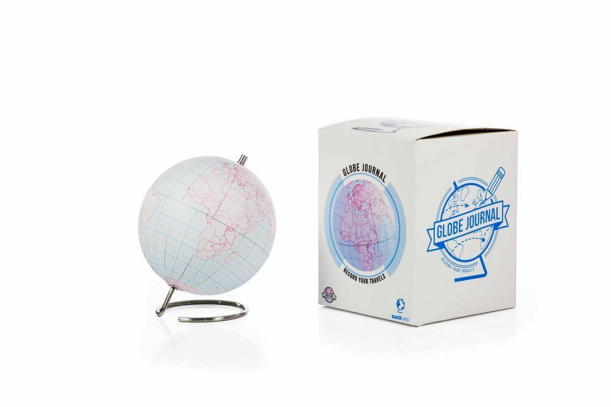 Globe Journal Educational Travel World Map of Earth Kids School Fun Novelty Gift