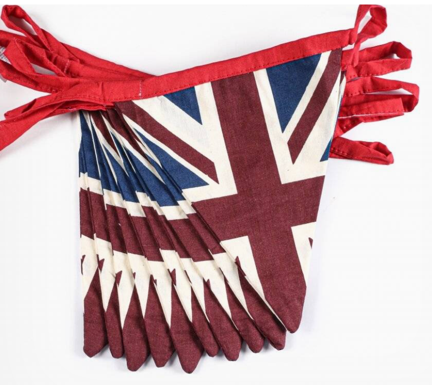 Vintage Union Jack Bunting - 10m