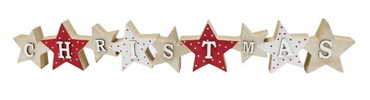 Gorgeous Wooden Christmas Star Display Block Home Decoration Festive Decor Gift