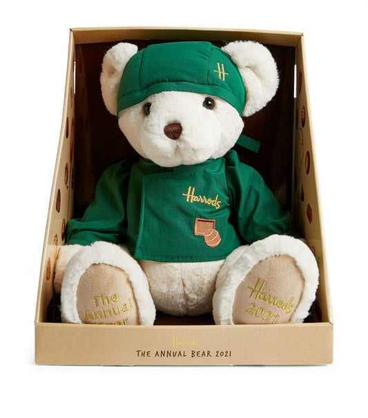 HARRODS 2021 Chocolatier ANNUAL BEAR 16" Inch Foot Dated Ltd EDITION Xmas Gift