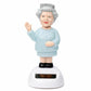 Queen Elizabeth 70th Platinum Jubilee Solar Powered Dancing Dashboard Toy Figure