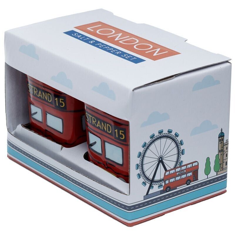 London Bus Salt & Pepper Set