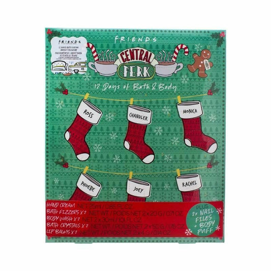 Central Perk 12 Days of Bath & Body Friends Advent Calendar Xmas Novelty Gift