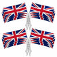 10 Union Jack Hand Waving Flags GB Royal Family British Street Party Celebration - The Novelty Gift Shop 