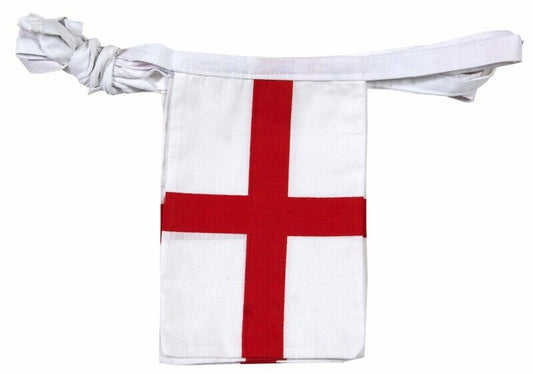 England St George 100% Cotton Flag Fabric Textile Bunting Banner