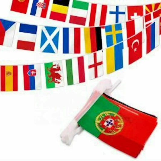 International World Countries Bunting Europe Events Party Bar Flags Europe 10M