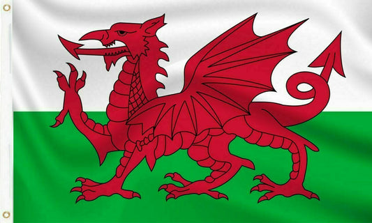 Wales Flag Large National Welsh Dragon Cymru Flag Football Euro 2021 5ft x 3ft