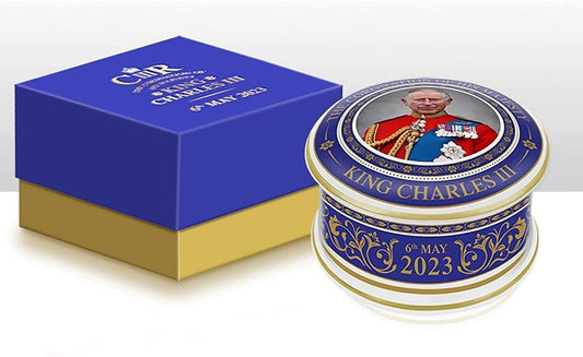 King Charles Coronation Trinket Box