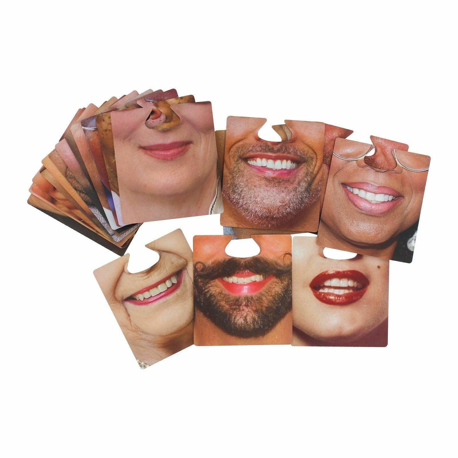 20 Celebrity Double Sided Party Face Mats Drinks Beer Face Coaster Novelty Gift - The Novelty Gift Shop 