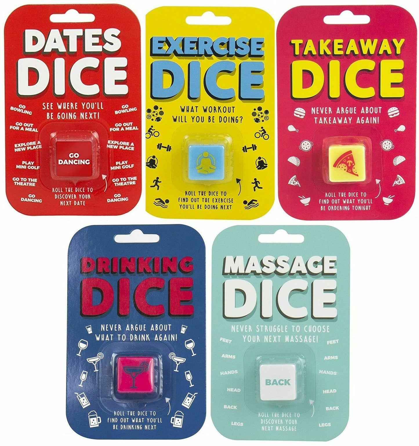 Novelty Fun Decision Making Dice Game Toy Secret Santa Xmas Home Gift Present