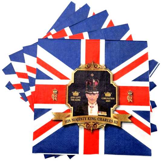 King Charles Coronation Napkins