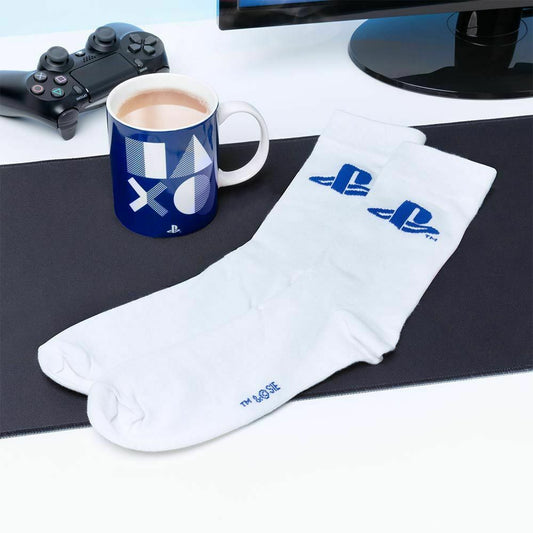 Official PlayStation Mug & Socks Set Xmas Kids Adult Novelty Gift Box Present