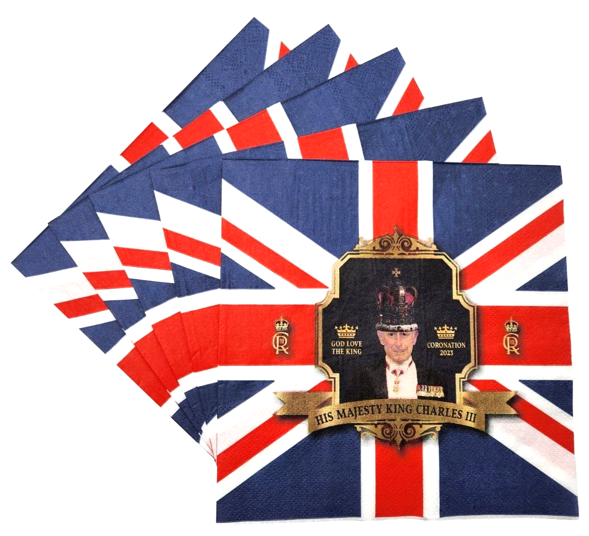 King Charles Coronation Napkins